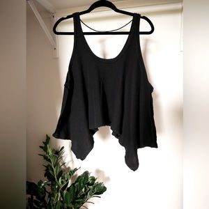 Free People Sing La La Handkerchief-hem Tank